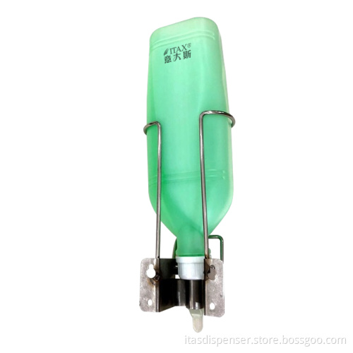 Stainless Steel Elbow Manual Dispenser for Liquid Soap in Hospitals